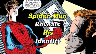 Spider-Man Revels His Identity To A Kid