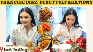 FOOD TASTING: FRANCINE DIAZ DEBUT PREPARATIONS
