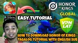 Download Honor of Kings in Android Tagalog Tutorial with English Sub | HOK Download Tutorial
