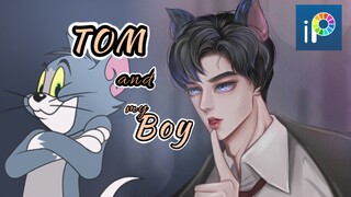 TOM and MY BOY😘 | drawing TOM in my style