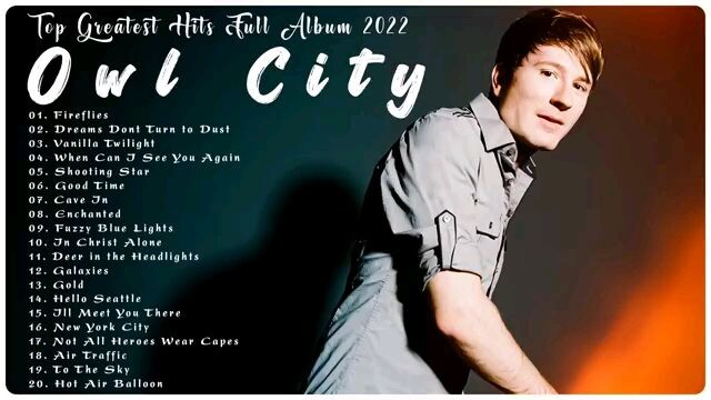 Owl City Greatest Hits