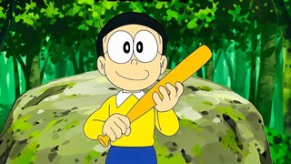 Nobita mengenakan "baju besi transparan" yang benar-benar tak tertandingi di dunia