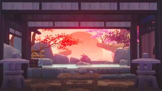 [Genshin Impact Home Porting] Kasumi House - Watch the flowers bloom and fall in the courtyard, and 