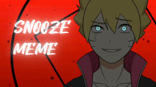 [Boruto's Birthday｜meme] SNOOZE screen flashing warning (Aho-geki beware)