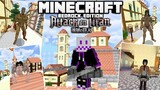 ไททันบุกมายคราฟ!? | Minecraft Addon Attack on Titan