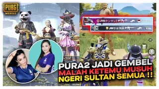 NYAMAR JADI PLAYER GEMBEL MALAH KETEMU MUSUH SULTAN SEMUA , LANGSUNG GANTI SKIN - PUBG MOBILE