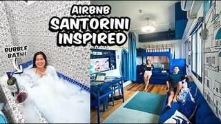 STAYCATION in a P2,000 Santorini-Inspired Airbnb in Rizal - Casa Artobias