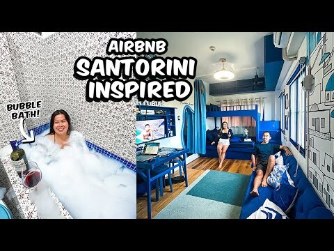 STAYCATION in a P2,000 Santorini-Inspired Airbnb in Rizal - Casa Artobias