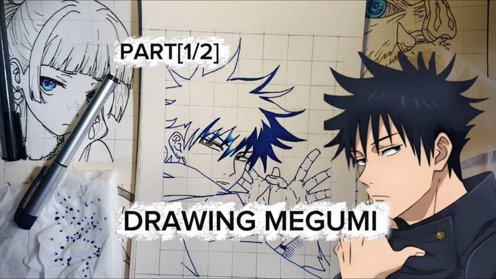 DRAWING MEGUMI PART [1/2] BESOK LANJUT POSE KE 2