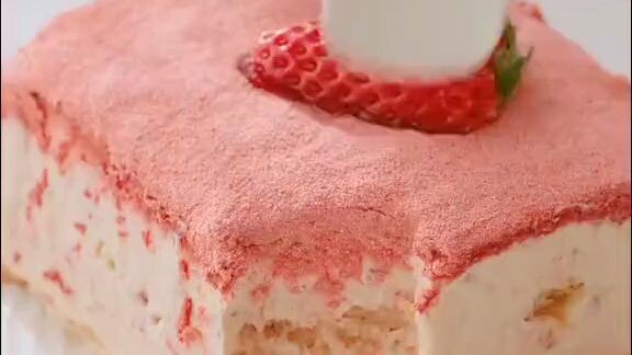 kek strawberi sedap enak dimakan