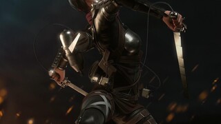 [ Attack on Titan ] If this Mikasa model becomes popular, I will hand-copy all the IDs that like thi