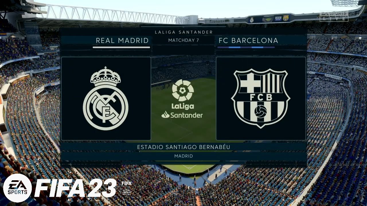 FIFA 23 - Barcelona vs Real Madrid, PC Gameplay