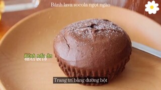 Bánh lava socola ngọt ngào #nauankhongkho