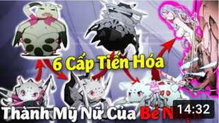 6 Cấp Độ Tiến Hóa Trở Thành Mỹ Nữ Của Bé Nhện