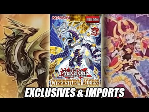 Yu-Gi-Oh! Cyberstorm Access TCG EXCLUSIVES & IMPORTS!