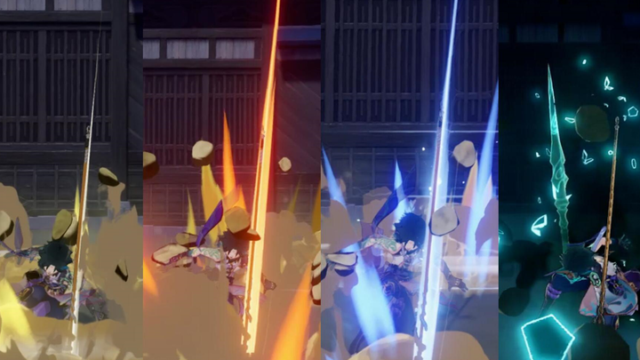 [ Genshin Impact ] Coloring the spear of Mandrill-sama