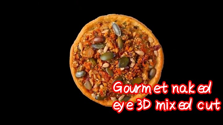 Gourmet naked eye 3D mixed cut