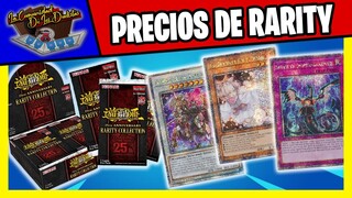 Yu-Gi-Oh! RARITY COLLECTION PRECIOS DE LAS MEJOR PAGADAS