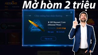 Review hòm 2 triệu | Cách HaDoanTV kiếm tiền nhanh nhất trên Aloskins.Com