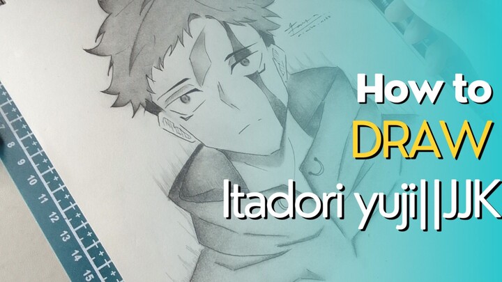 how to draw itadori yuji,cinematic diakhir video 😏☝️