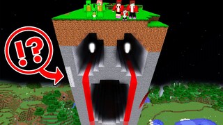 JJ and Mikey Family Found Scary Fake Chunk Under their House in Minecraft - Maizen?!