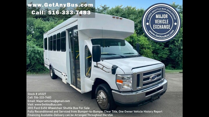 2013 Ford E450 Wheelchair Shuttle Bus For Sale