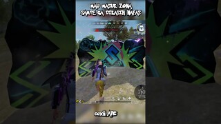 HABIS NGENDOK MAU MASUK ZONA  EH NGGA DIKASIH NAFAS AMA MUSUH #freefire #shorts
