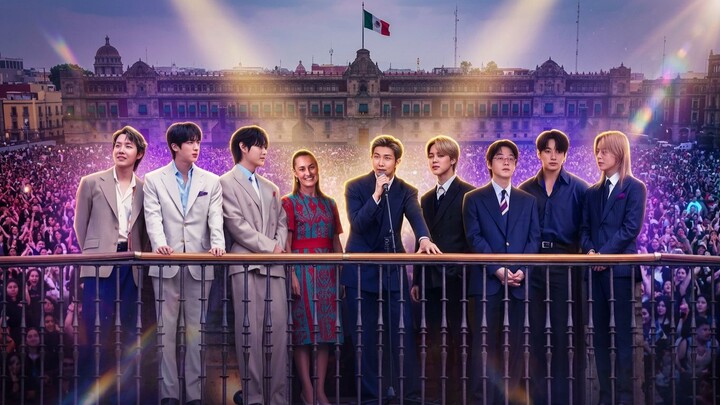 ‘Te Amo!’ BTS Creates Historic Fan Moment Outside Mexico’s National Palace