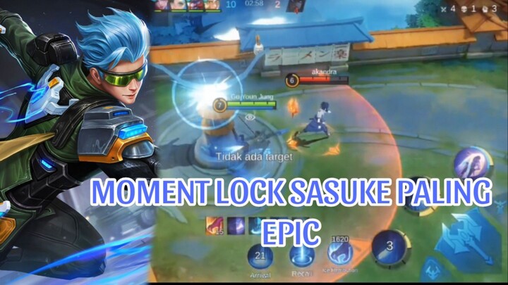MOMENT LOCK SASUKE PALING EPIC