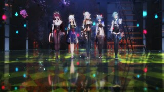 [MMD.3D]Genshin Impact: Tarian Lima Gadis Cantik