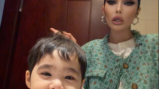 不同特效给孩子洗脸