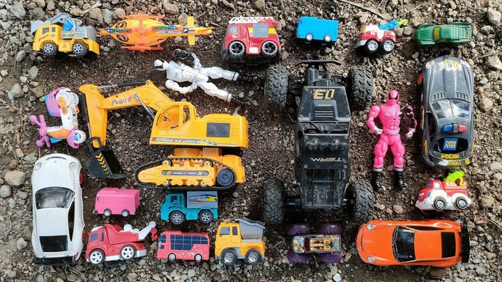 Mencari Mainan Anak Excavator, Mobil Balap, Super Power, Mobil Pemadam Kebakaran, Mobil Derek