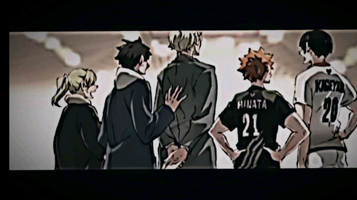 Wow, I'm sad that the Karasuno team will live separately" :( They had moments of emotion, happiness