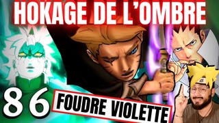 EXPLICATION FOUDRE VIOLETTE ! BORUTO ET SHIKAMARU ?! VS MITSUKI ! -  BORUTO 86 - REVIEW MANGA