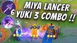MIYA FULL ATTACK SPEED X YUKI 3 COMBO !!  BEST 1 GOLD HYPER !! MAGIC CHESS MOBILE LEGENDS