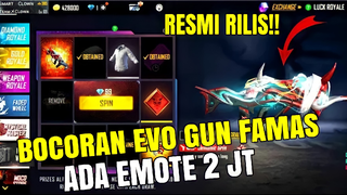 Bocoran Evo gun famas terbaru free fire, Evo gun famas ff