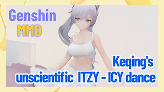 [Genshin  MMD]  Keqing's unscientific [ITZY - ICY] dance