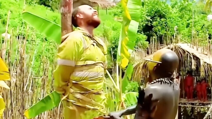 Cannibals punish tourists who try to escape.