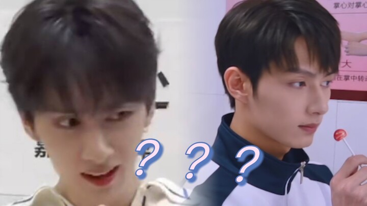 Ling Chao: Tetap adem di tengah kerumunan pria.  Wen Junhui: ???