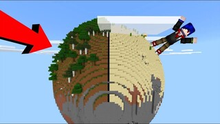 มายคราฟ แต่ว่า!! เราต้องอาศัยในโลกที่เป็นวงกลม!! (Minecraft Circle Planet)