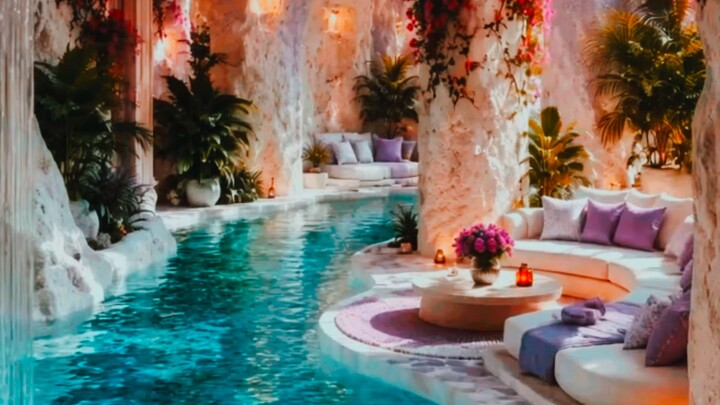 Inside a Hidden Luxury Cave Pool Sanctuary