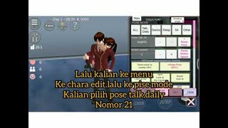 Tutorial cara digendong di punggung, sakura school simulator#shorts