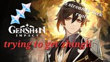 Rolling for zhongli in genshin impact and more! |genshin impact | is streamer luck real?