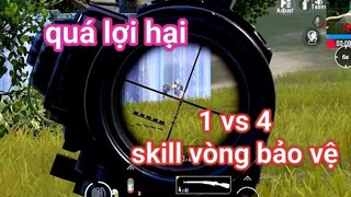 PUBG Mobile - Clear Team 4 Trong 1 Nốt Nhạc | Skill Guardian Khiến Mosin Thành Phế