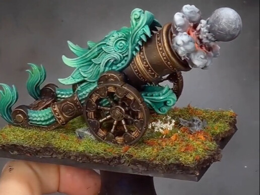 【elminiaturista】Oldhammer style returns: create a cannon full of special effects