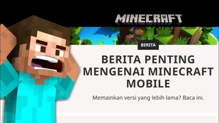 BERITA BURUK DARI MINECRAFT MOBILE! - BUAT SPEK KENTANG!