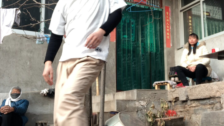 The only popping dancer in the village