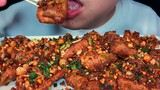 Eat the spicy fried tofu