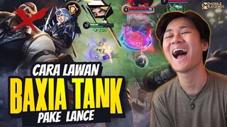 CARA LAWAN BAXIA JUNGLER PAKE LANCELOT DAMAGE (ROTASI, CARA FARM, WAR) - Mobile Legends
