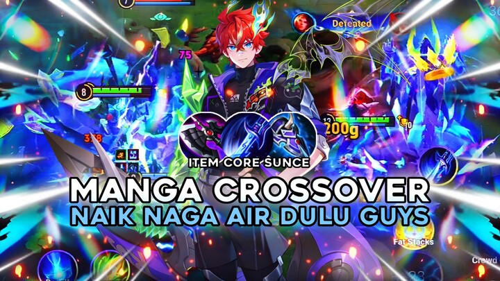 NAIK NAGA AIR DULU GES PAKE SKIN MANGA CROSSOVER😍